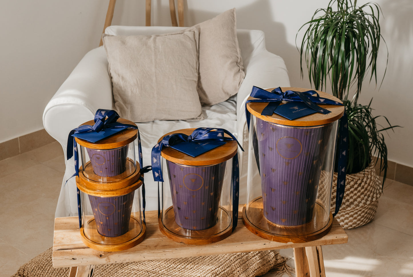 Alchimie L'Abeille Pourpree Candle